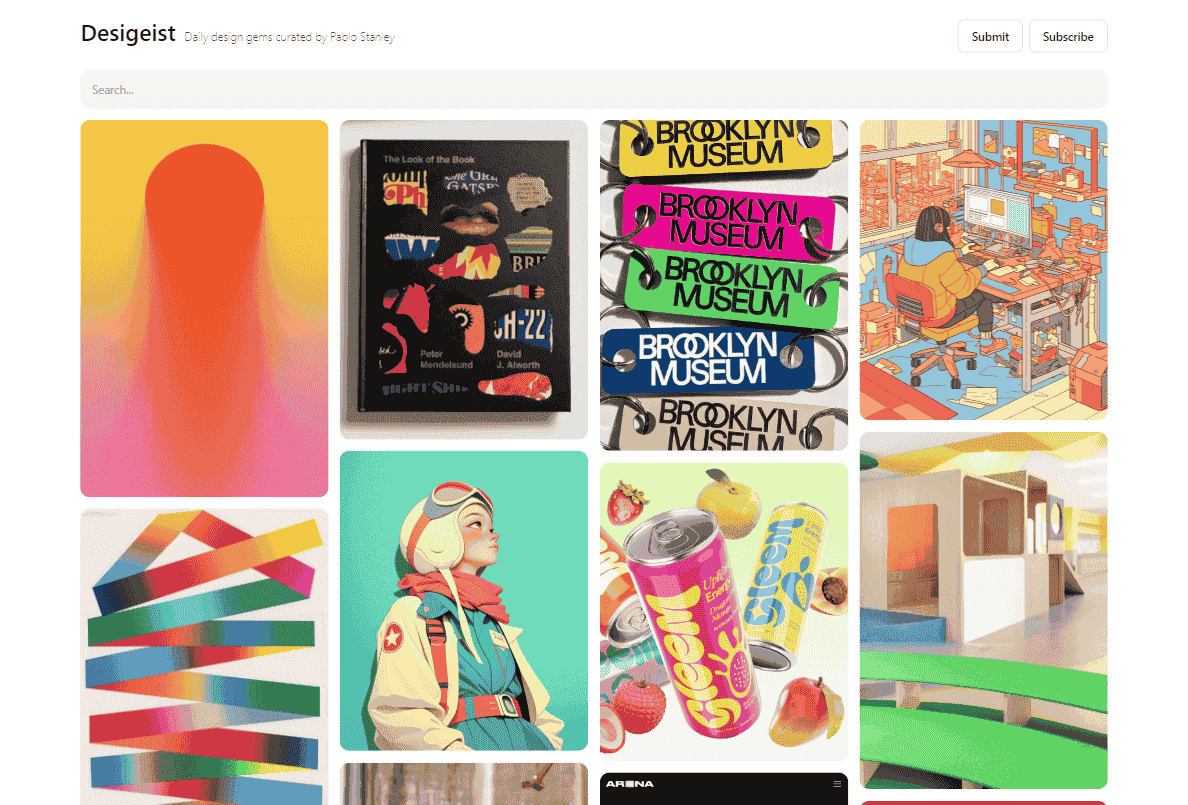 Desigeist: Daily Design Inspiration by Pablo Stanely